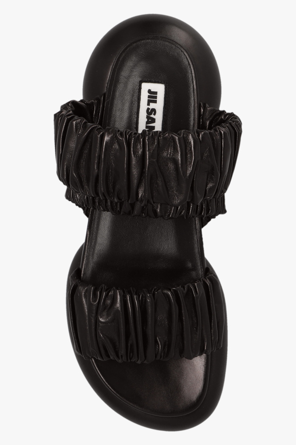 jil sander cage design leather sandals item